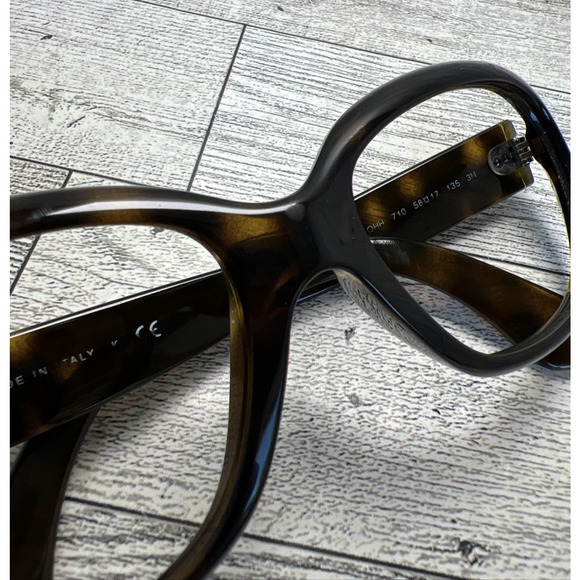 Ray Ban JACKIE OHH RB4101 710 Cat Eye Tortoise Italy FRAMES ONLY 58-17-135 - Picture 7 of 7